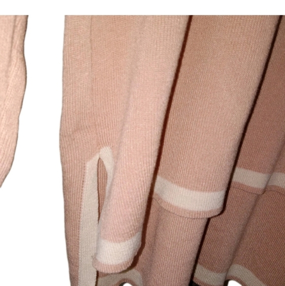 Womens Beige/Cream 2 Pc Matching Lightweight Sweater Set Medium - Picture 13 of 14